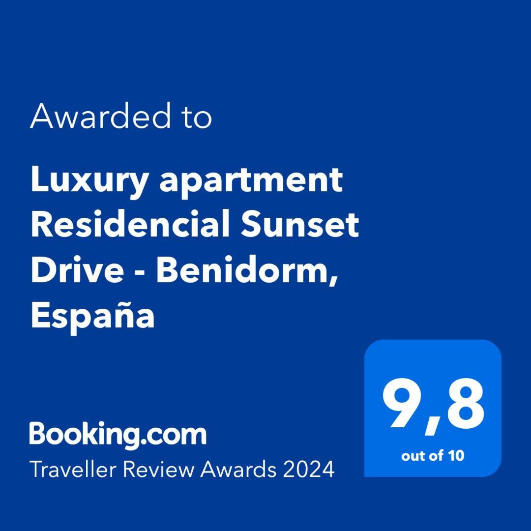 Luxury Apartment Residencial Sunset Drive - Benidorm, Espana Экстерьер фото